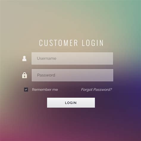Customer Login.